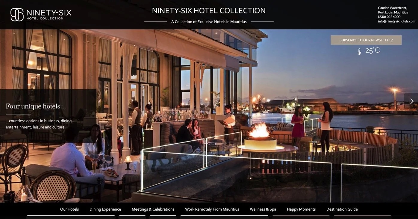 96 Hotel Collection — luxury hotel rebrand