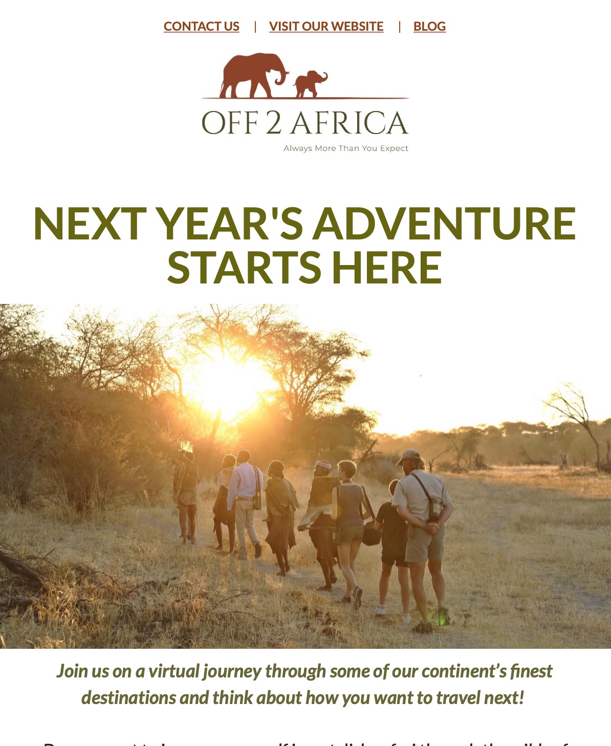 Off 2 Africa content