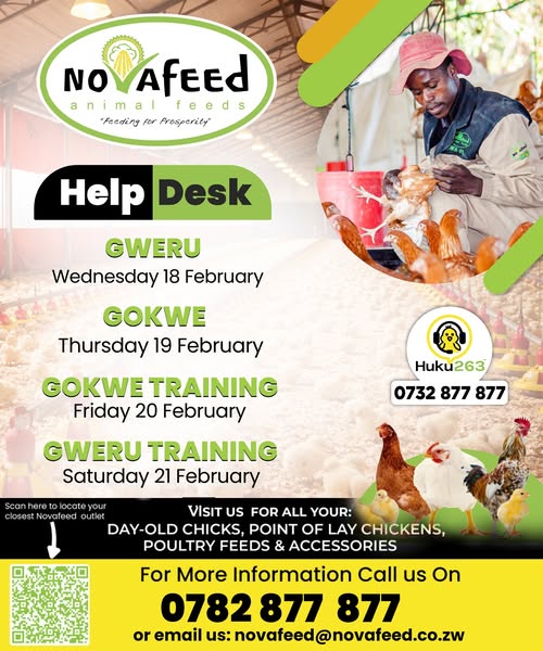 Hello Gweru and Gokwe Farmers,