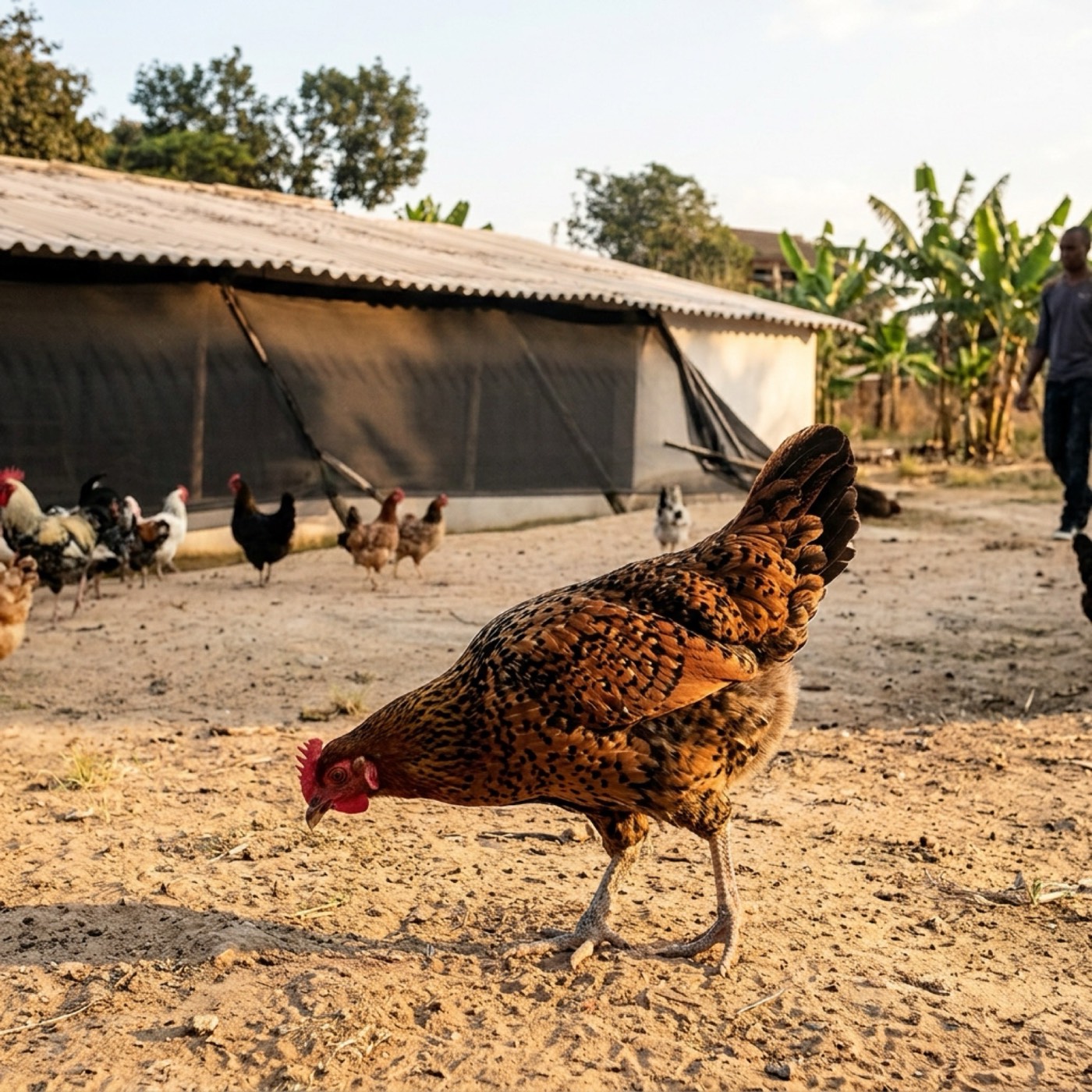 Road runner chickens