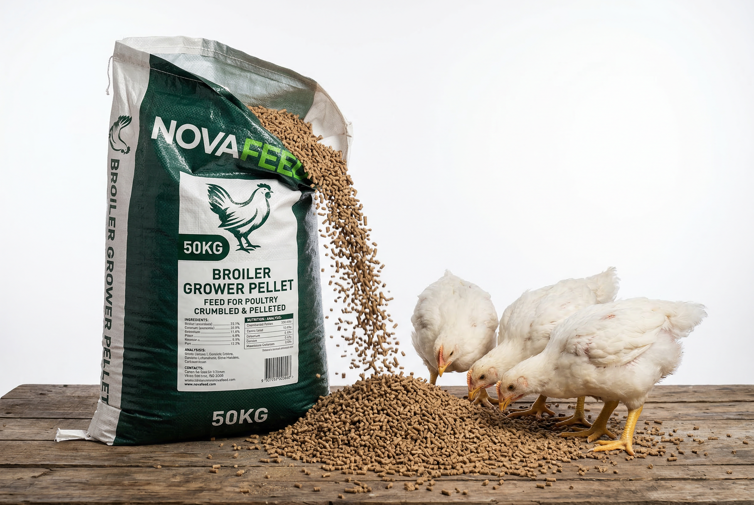 NovaFeed Broiler Grower Pellet bag