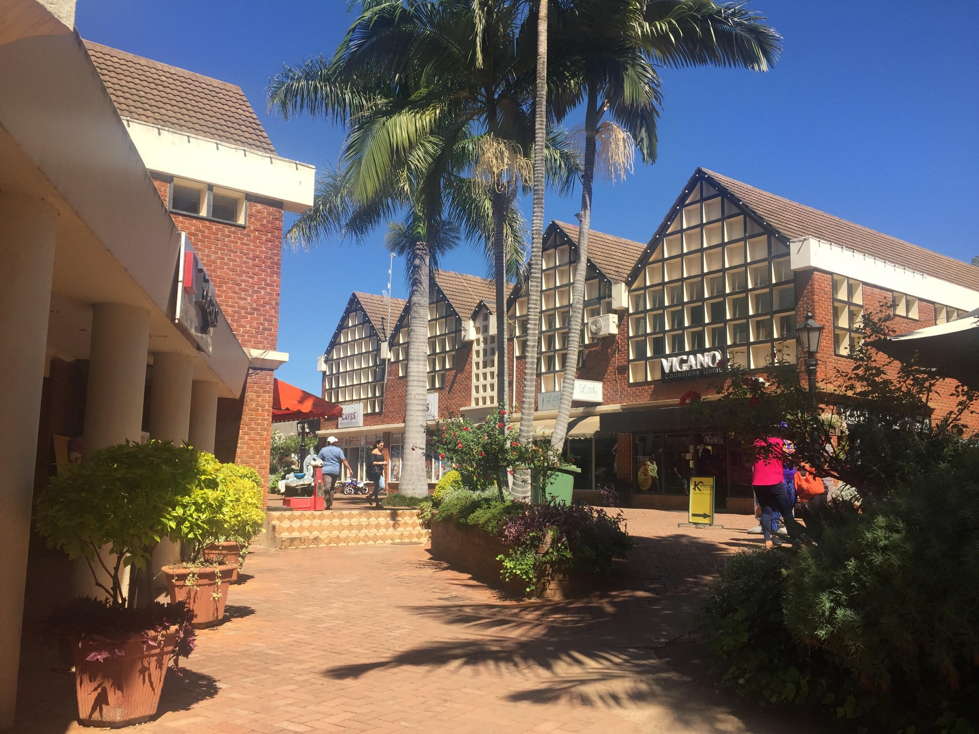 Sam Levy's Village outdoor walkway, Borrowdale Harare