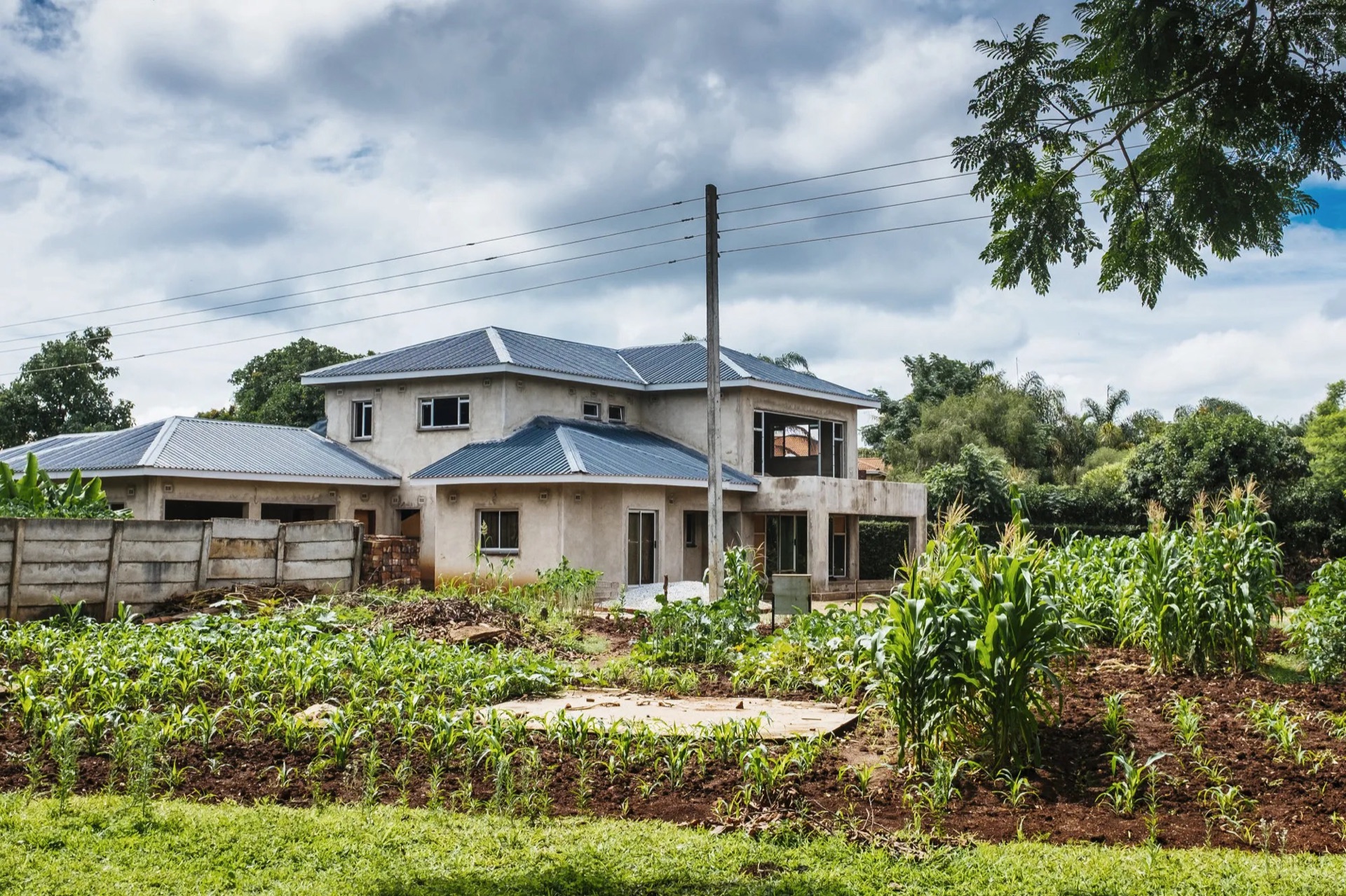 Residential construction in Harare's suburbs